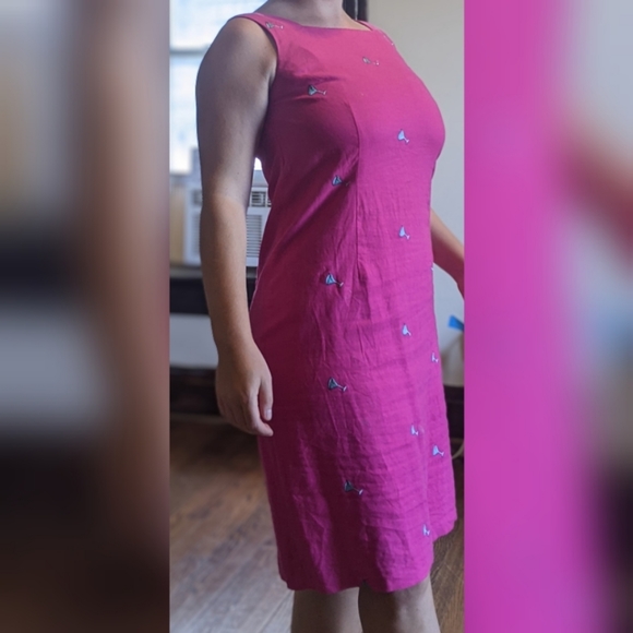VINTAGE Lenny New York Pink Martini Dress - Picture 3 of 4